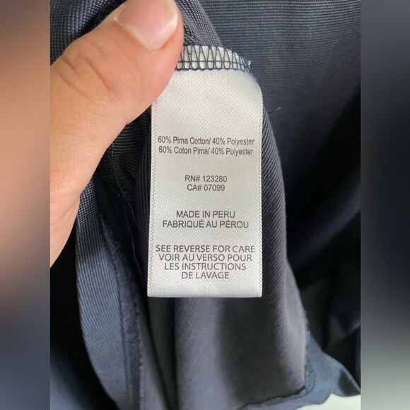 Travis Mathew Zinnia Black Polo Shirt Short-Sleeved Pima Cotton Blend Sz 3XL - Picture 4 of 5